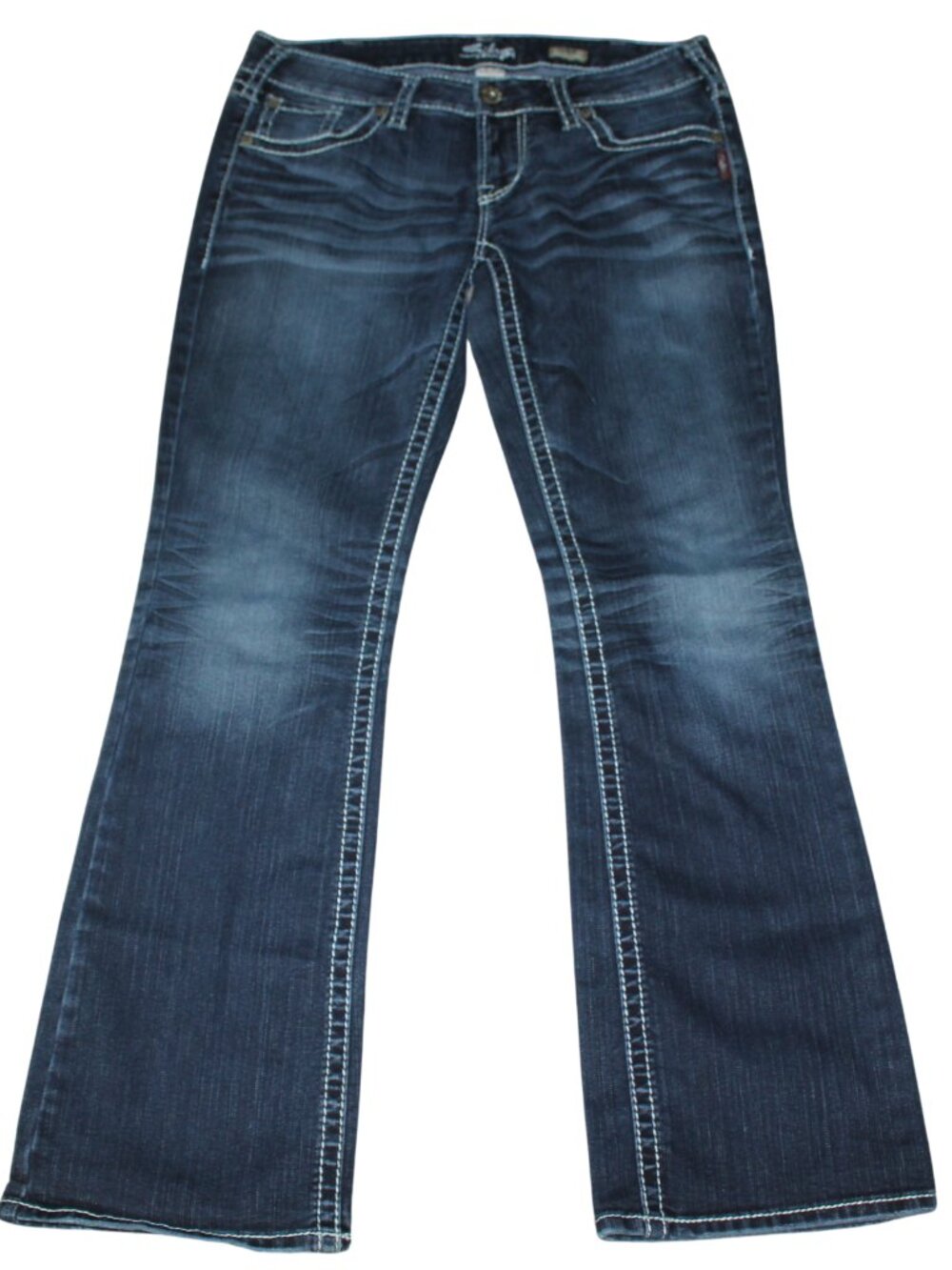 Silver Jeans Aiko Bootcut Denim Pants Low Rise Womens W31/L33